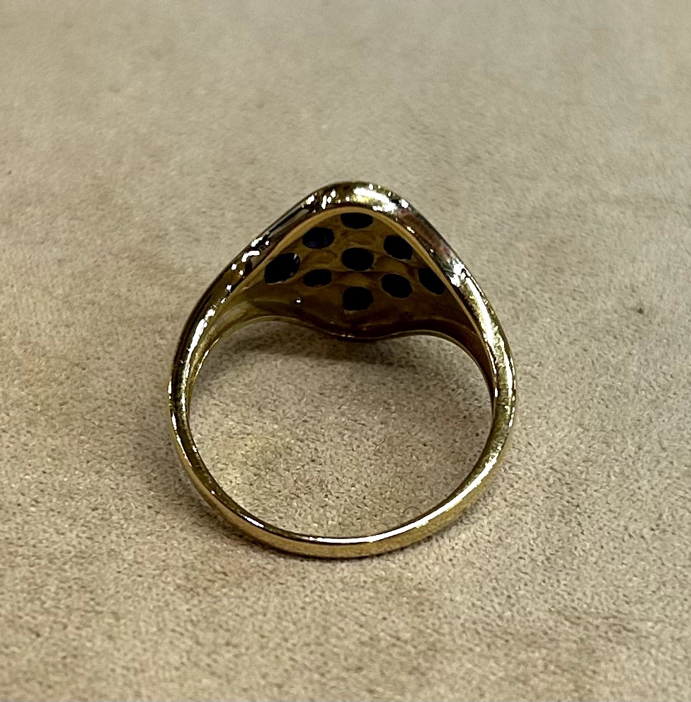 Sapphire & Diamond Ring-photo-1