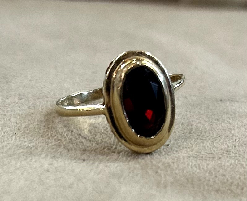 Bague grenat-photo-3