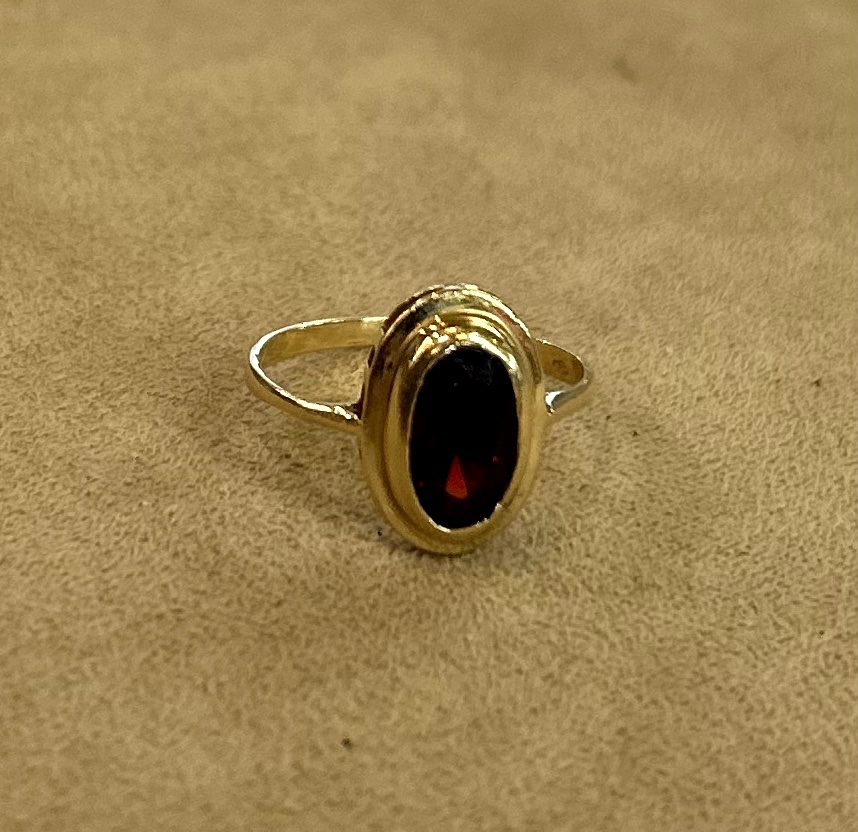 Bague grenat-photo-3