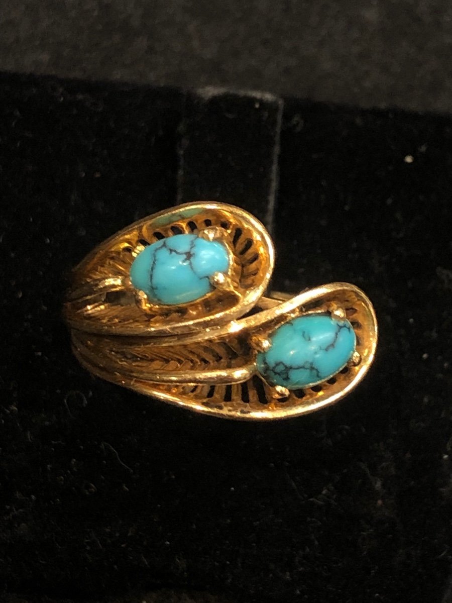 Bague Turquoises 