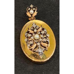 Pendentif Cassolette (porte Photo)