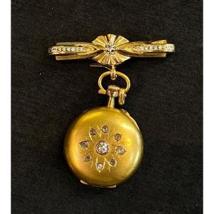 Watch Holder Brooch