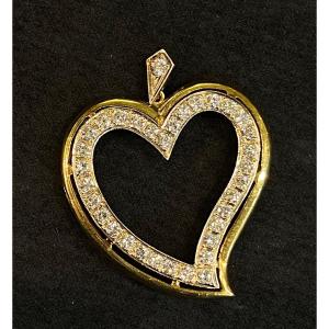 Diamond Heart Pendant