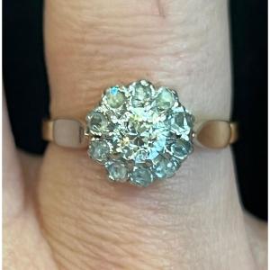 Pompadour Diamond Ring 