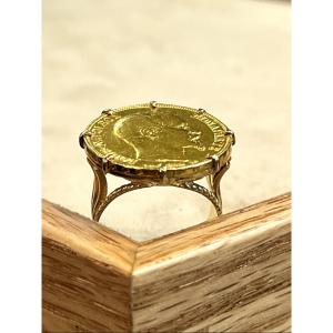 Louis-napoleon Bonaparte Coin Ring 