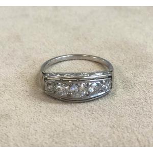 Diamond Line Ring