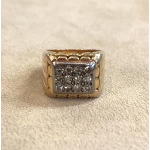 Diamond Signet Ring