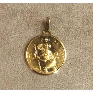 Médaille saint christophe