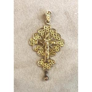 Boulonnaise Cross Pendant