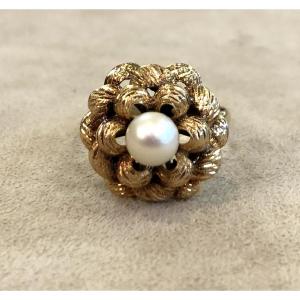 Cabbage Ring With Pearl