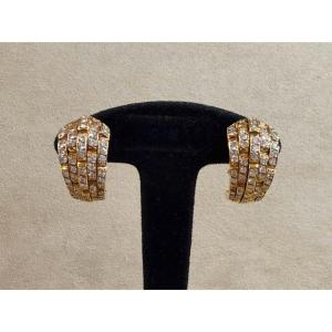 Boucles d'oreille diamants