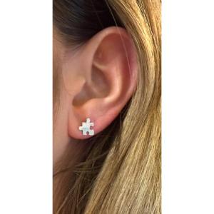 Boucles d'oreille AKILLIS mini puzzle