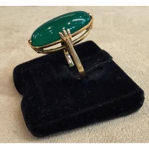 Bague Chrysoprase