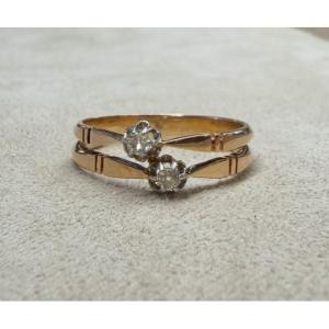 Bague toi et moi diamants