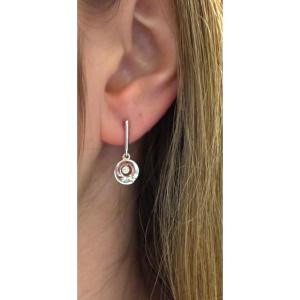 Boucles d'oreille cercle Diamants