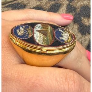 Micro Mosaic Ring