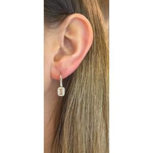 Boucles d'oreille diamants