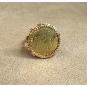 Bague pièce 10F