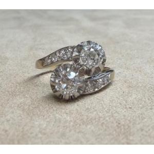 Toi Et Moi Diamond Ring