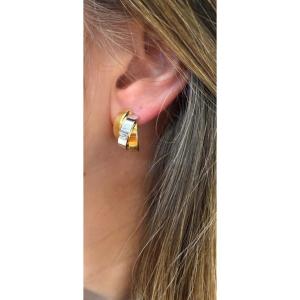 Boucles d’oreille 3 demi anneaux