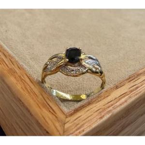 Interlaced Sapphire Ring