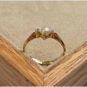 Bague perle