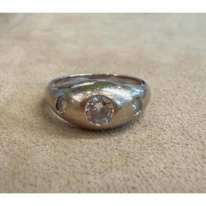 Diamond Bangle Ring