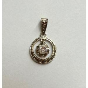 1925 Art Deco Diamond Pendant
