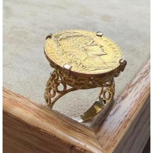 20-franc Coin Ring