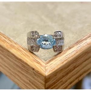 Gold And Topaz Ring
