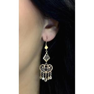 Boucles d'oreille filigrane
