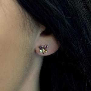 Boucles d'oreilles papillons