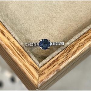 Bague Saphir & Diamants 