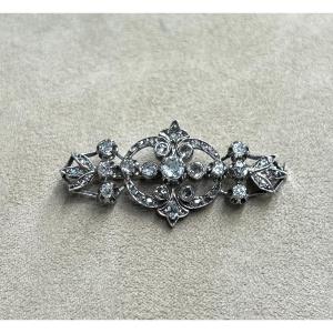 Broche diamants