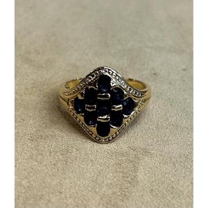 Bague Saphirs & Diamants