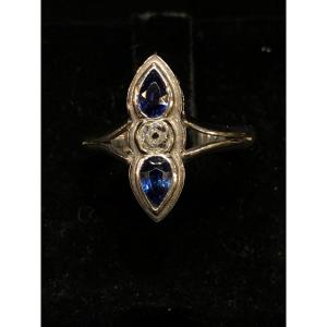 Marquise Art Deco Ring