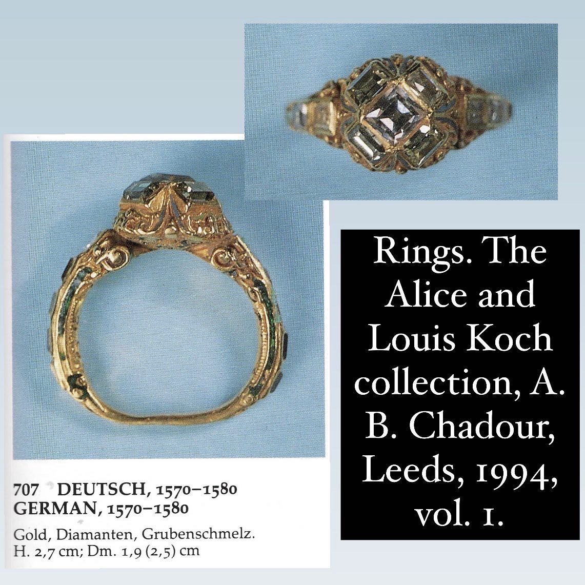 Late Renaissance Diamond And Garnet Ring. Western Europe, 17th Century.-photo-2