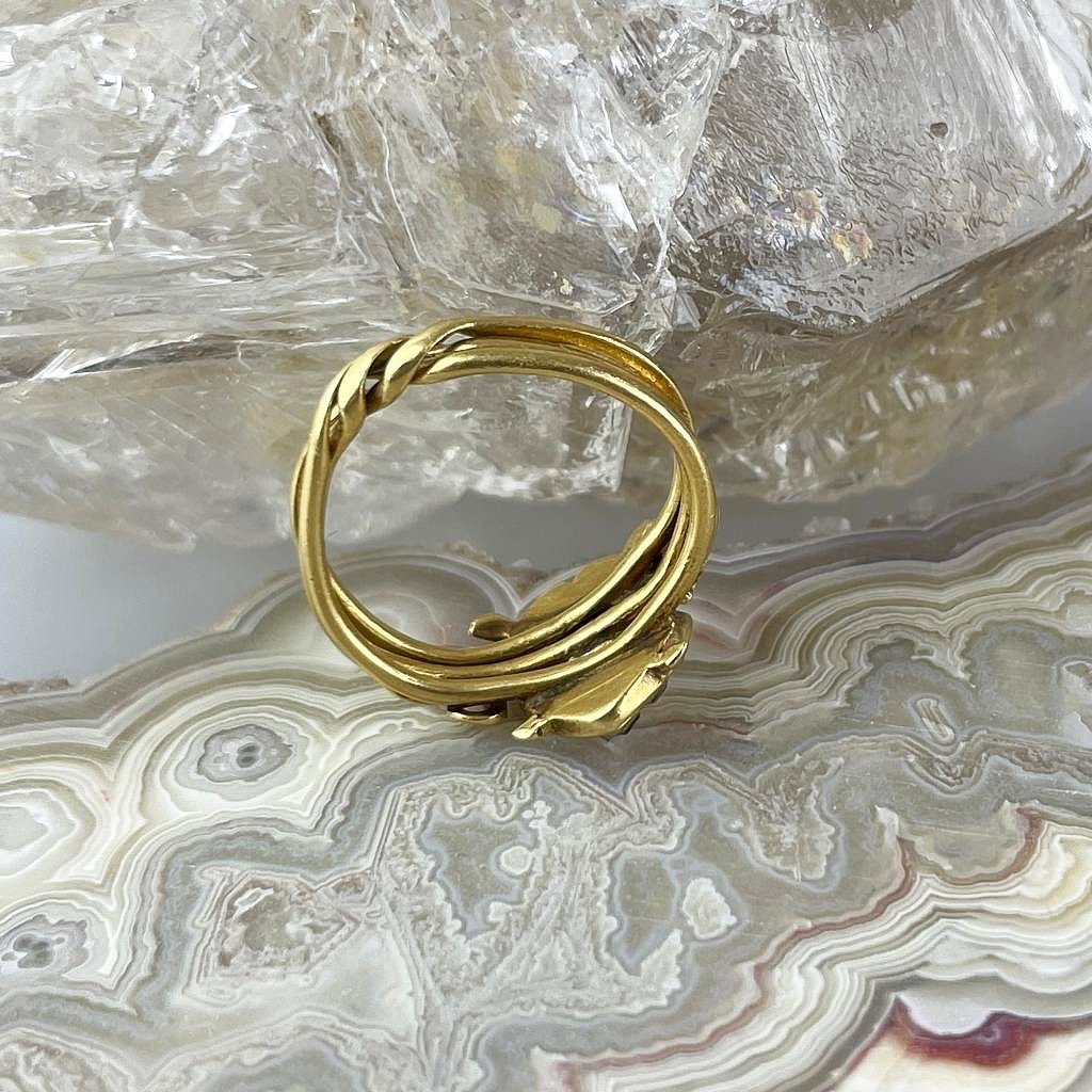  Puzzle Ring With A Diamond Heart Shot By Cupid. Western Europe, 17th Century.-photo-5