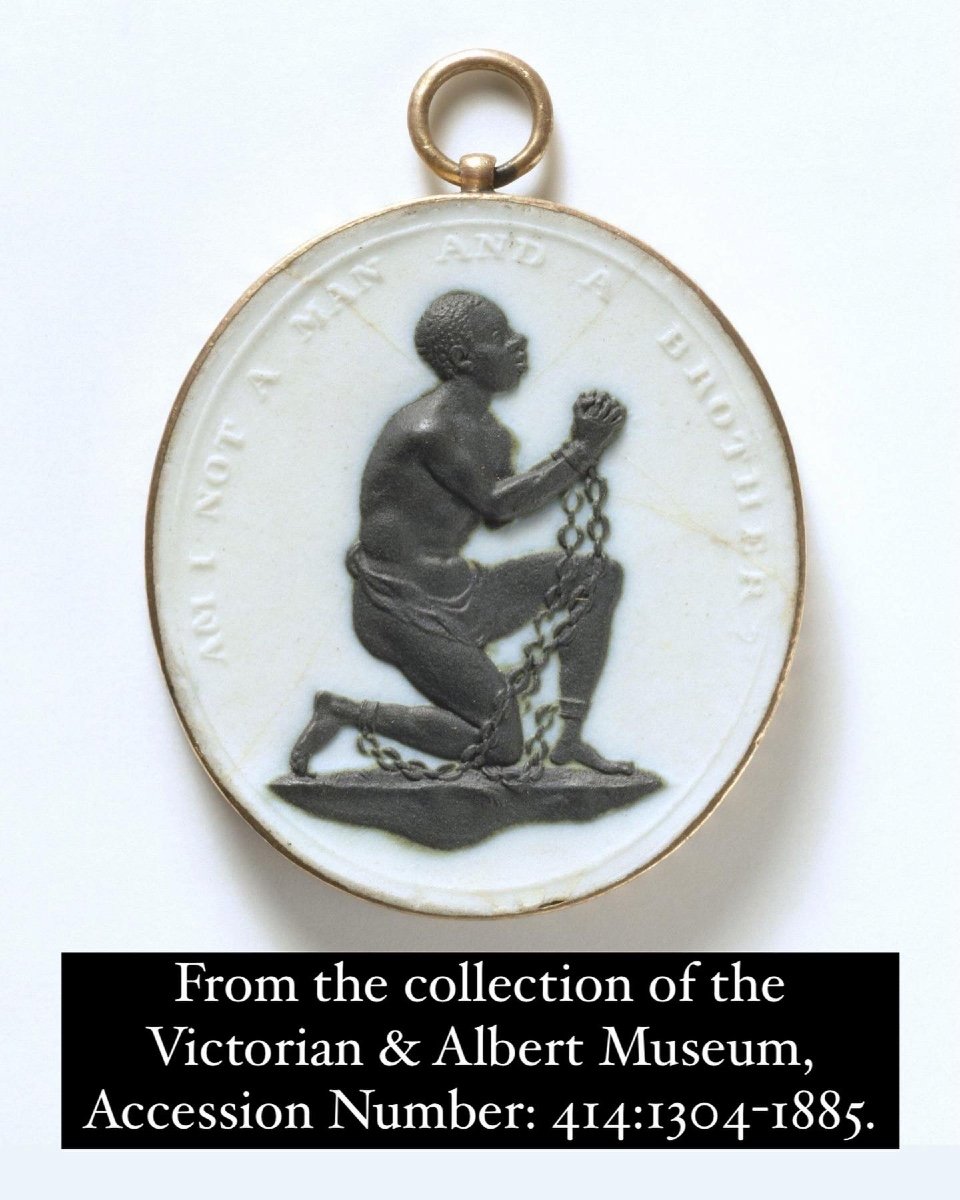 Médaillon Anti-esclavagiste Serti Dans Un Pendentif En Or à Haut Carat. Anglais, Environ. 1787.-photo-1
