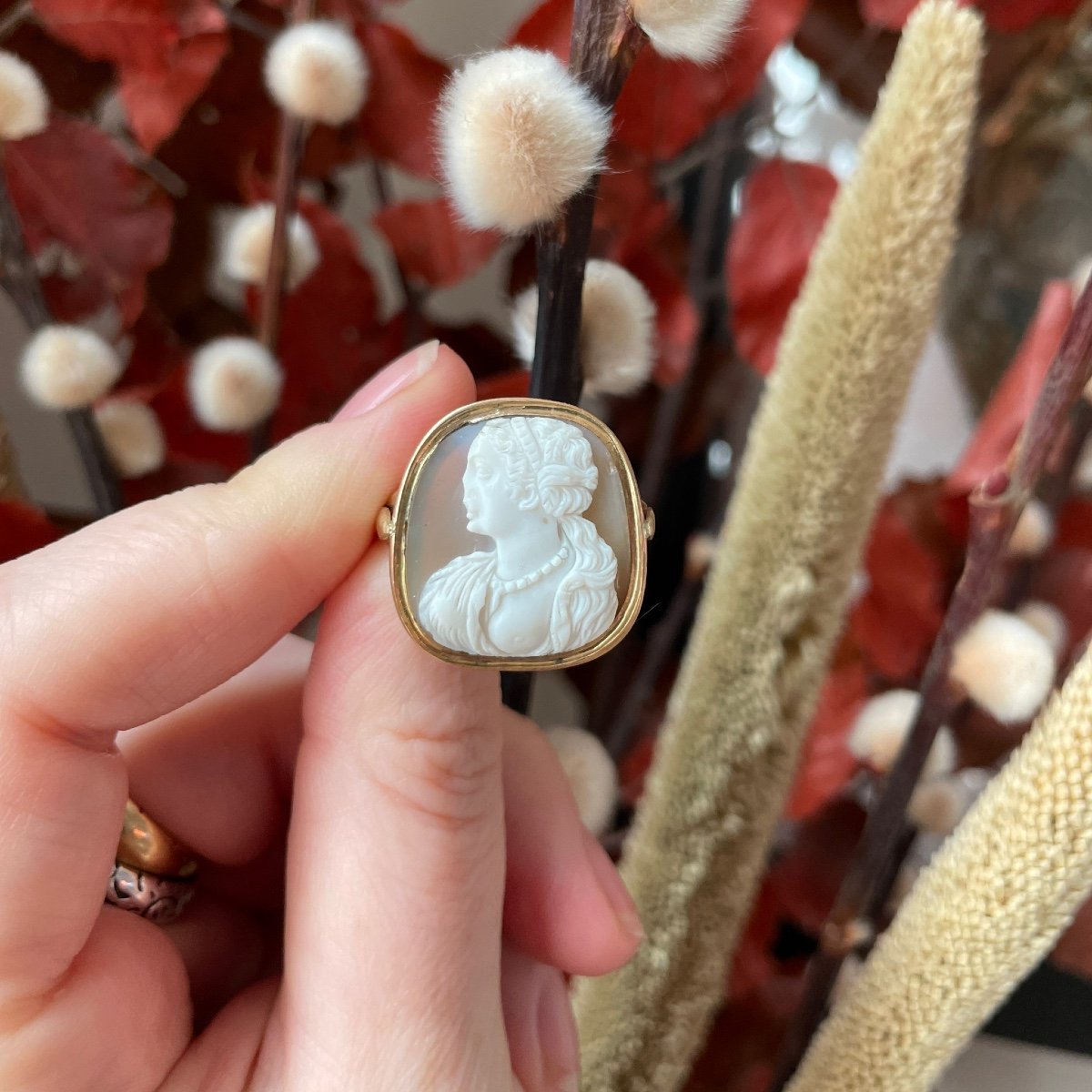 Renaissance Sardonyx Cameo Of Cleopatra. Italian, 16th Century.-photo-4