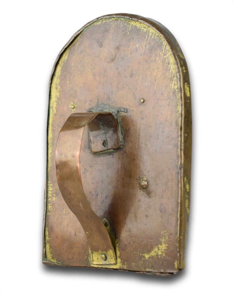 Engraved Copper-gilt Pax With The Crucifixion. French Or English, 15th Century.-photo-6