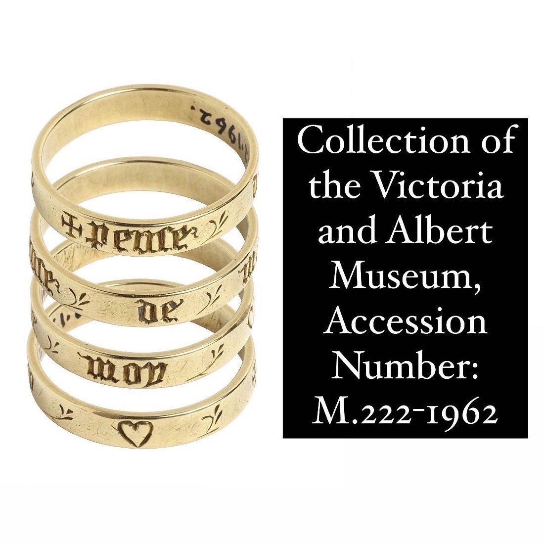 Rare Gold Black-letter Posy Ring, ‘mon Coeur Avez’. English, 15th Century.-photo-2