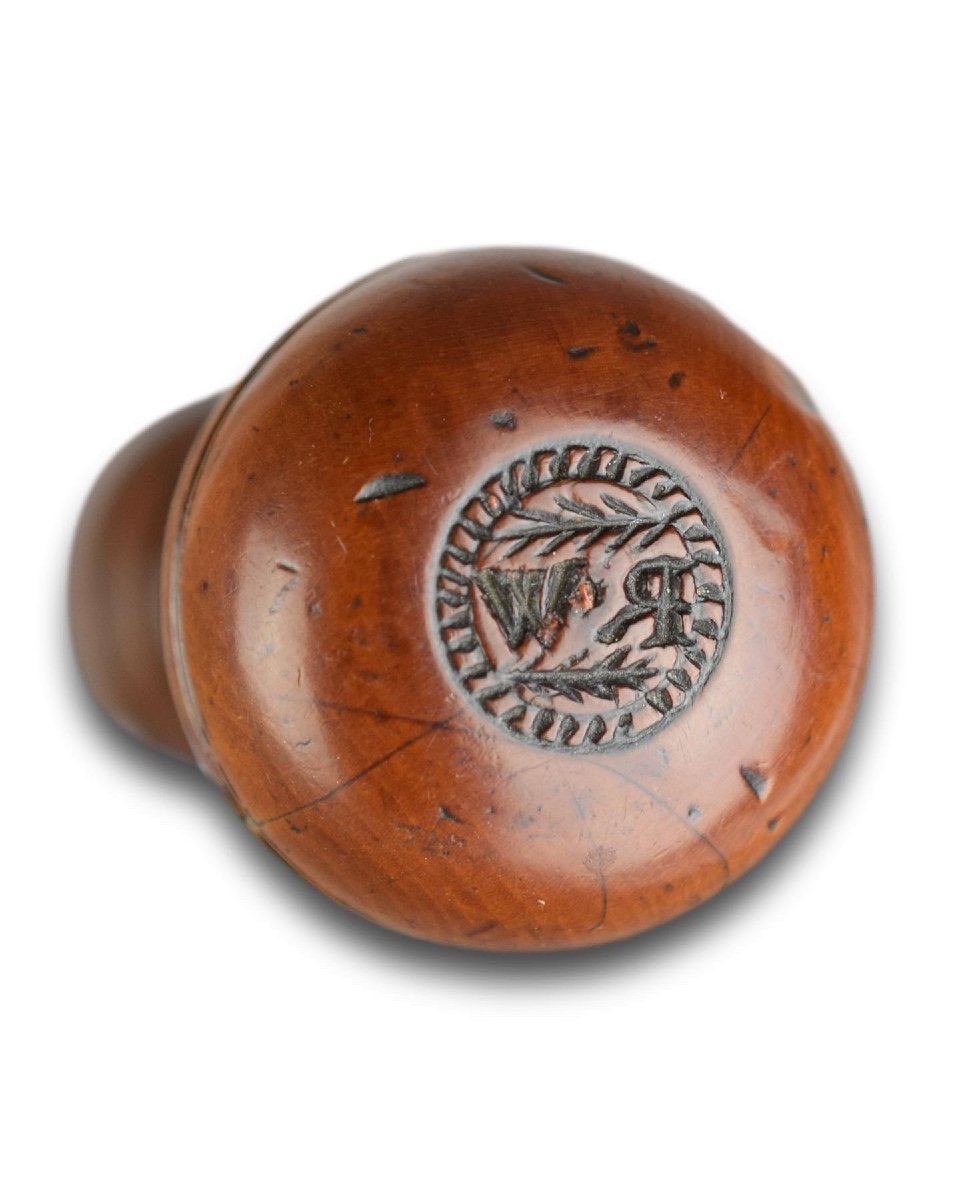 Boxwood Seal For The Wentworth Family. English, 16th Or 17th Century.-photo-1