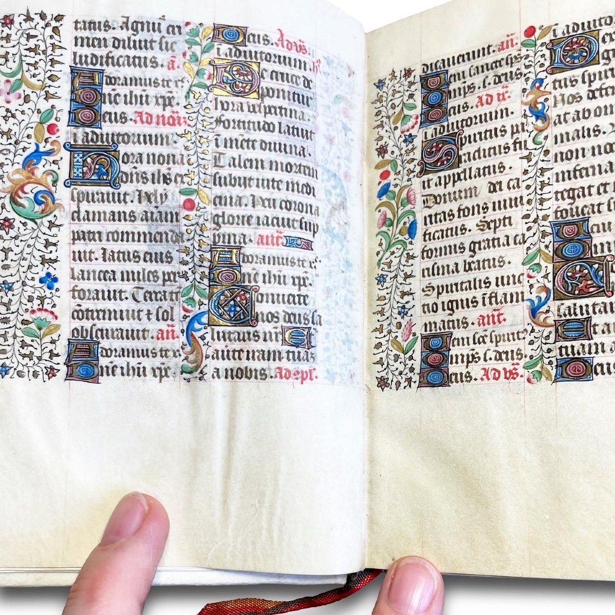 Book Containing Leaves From A Medieval Psalter-hymnal. French, Late 15th Century-photo-8