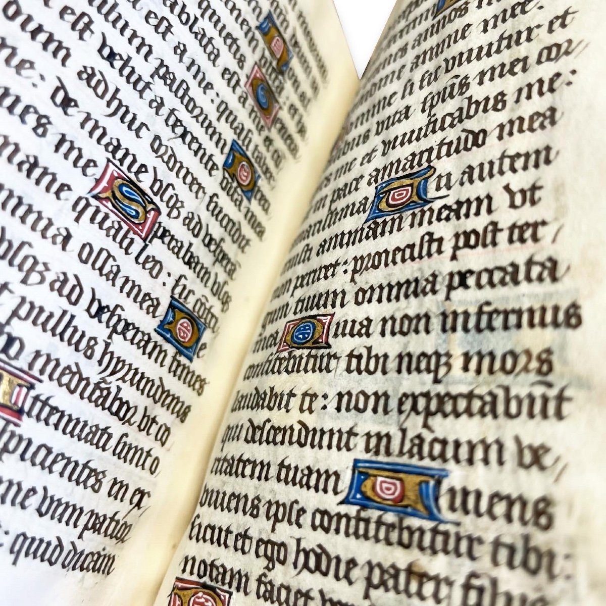 Book Containing Leaves From A Medieval Psalter-hymnal. French, Late 15th Century