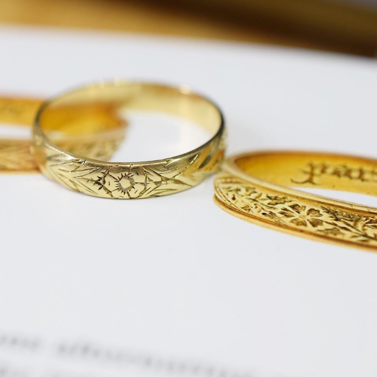 Bague En Or Avec Du Sang Des Plaies Du Christ. Anglais, 15e / 16e Siècle.-photo-3