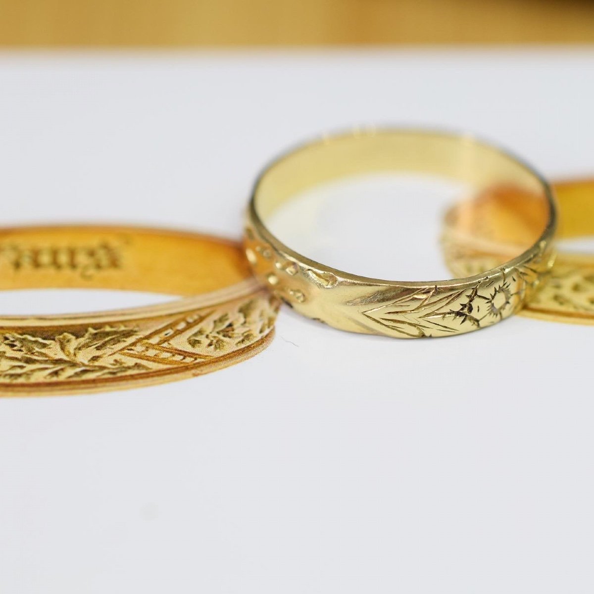 Bague En Or Avec Du Sang Des Plaies Du Christ. Anglais, 15e / 16e Siècle.-photo-4