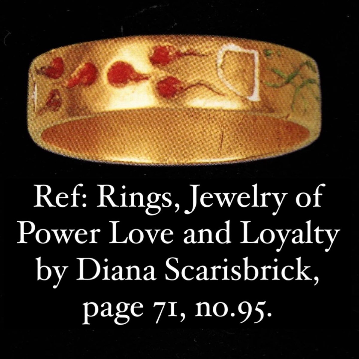 Bague En Or Avec Du Sang Des Plaies Du Christ. Anglais, 15e / 16e Siècle.-photo-7