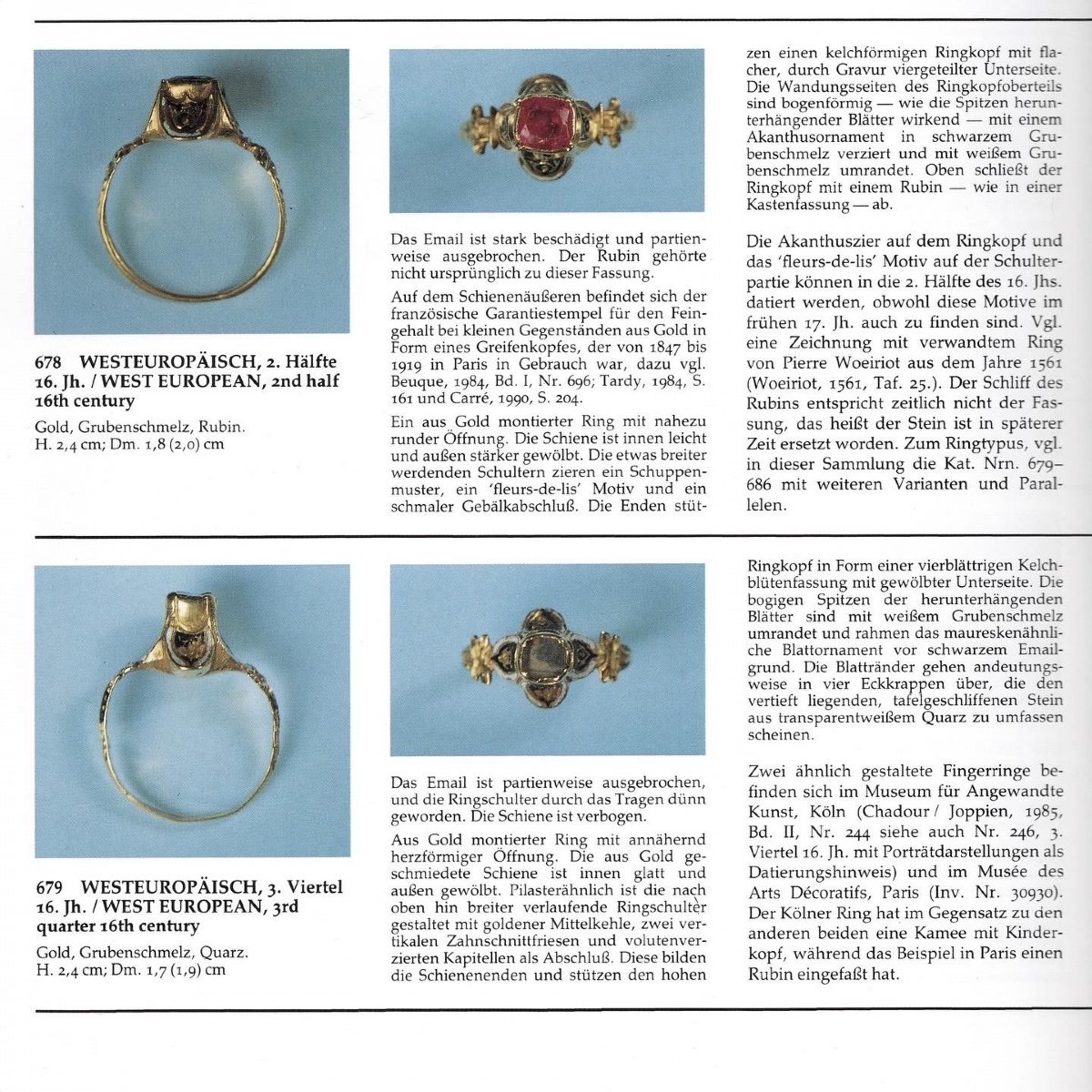 Gold Ring Set With A Table Cut Emerald. Western Europe, Late 16th Century.-photo-6