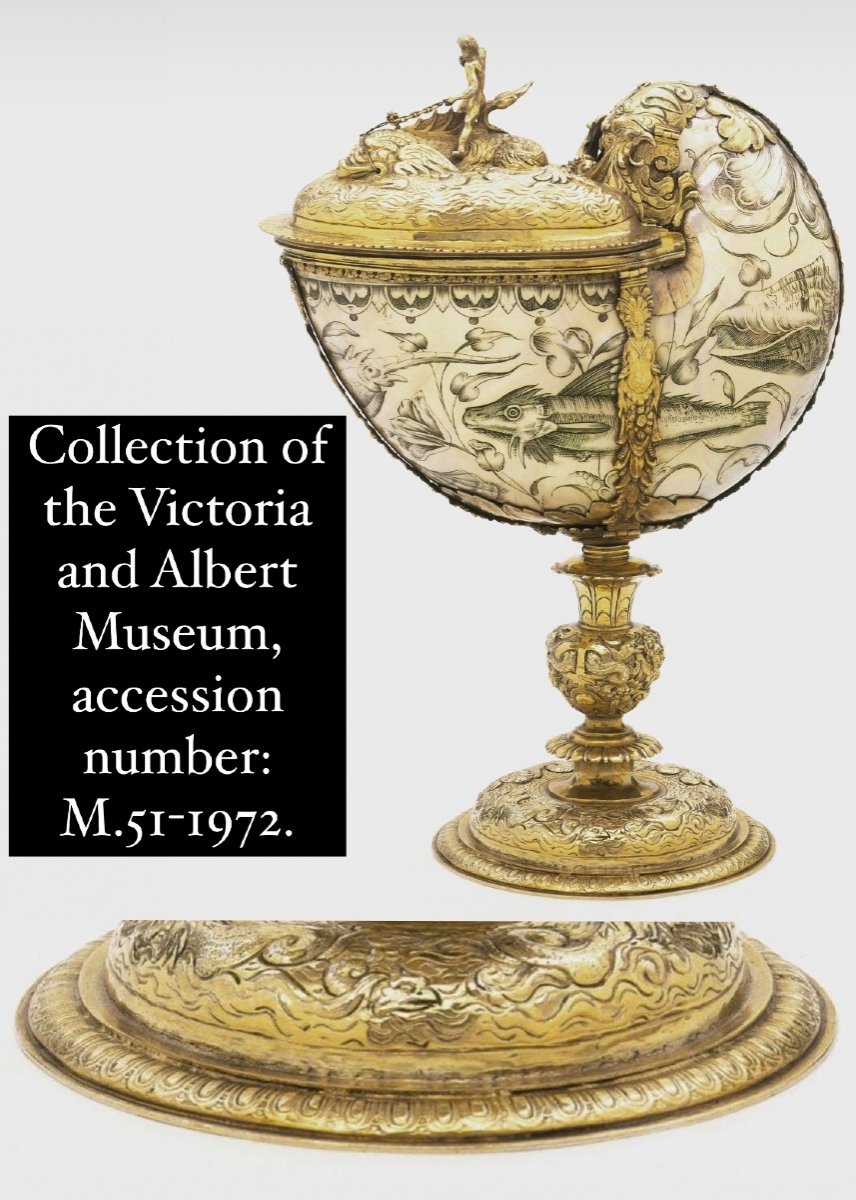 Bol en perles indo-portugaises avec monture en argent anglais Gujarat, XVIe/XVIIe si-photo-7